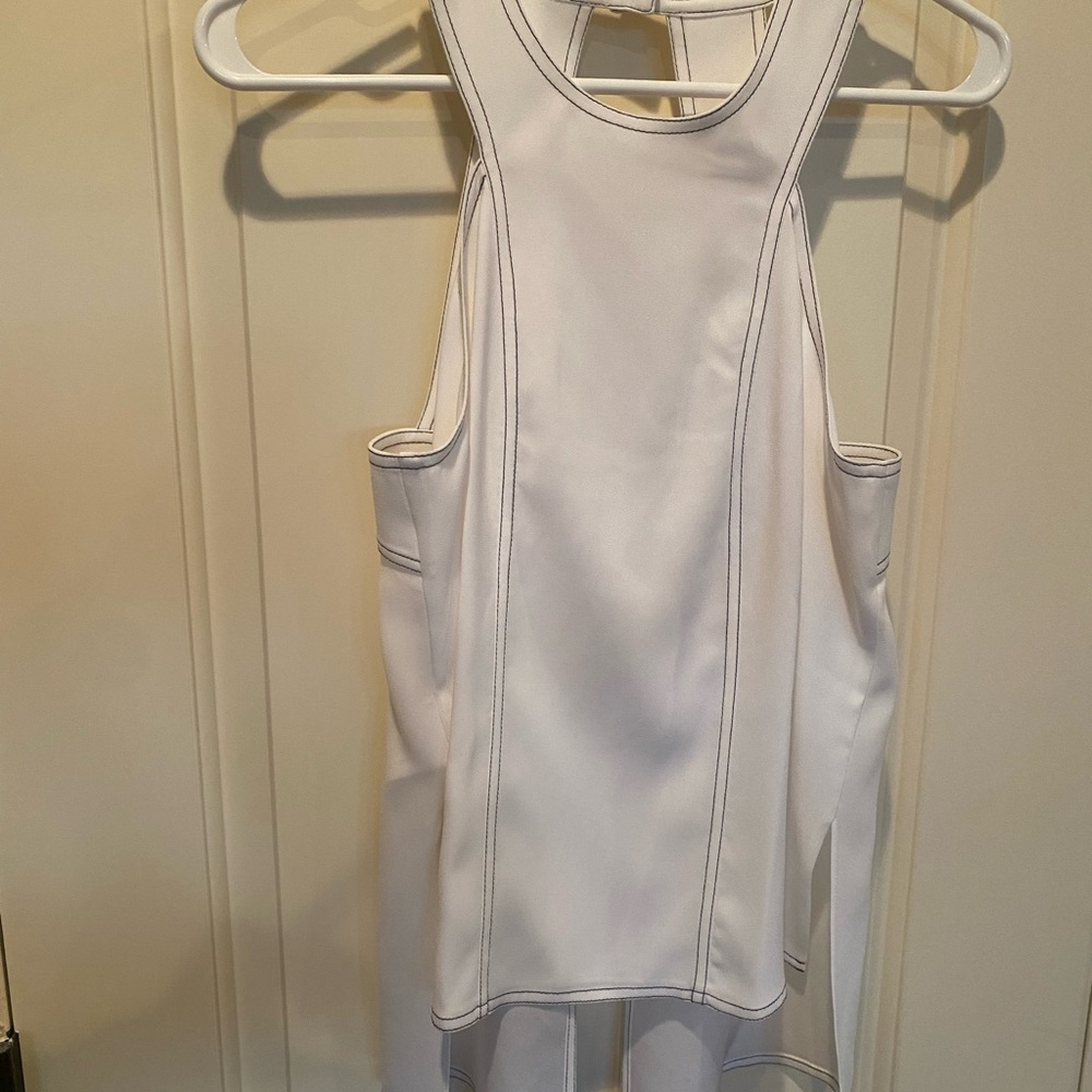 BCBGMaxAzria Elegant White Blouse